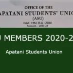 Apatani Students Union ASU, asu member, Apatani students union members