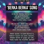 berk berka song lyrics,
