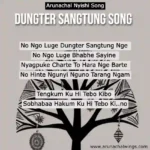 Dungter Sangtung song lyrics.